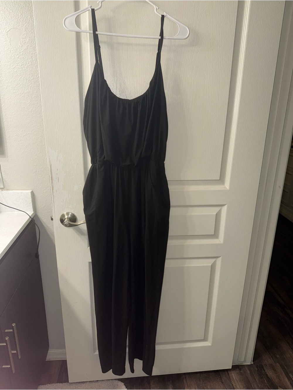 Gilli Black Sleeveless Jumpsuit with Adjustable Straps